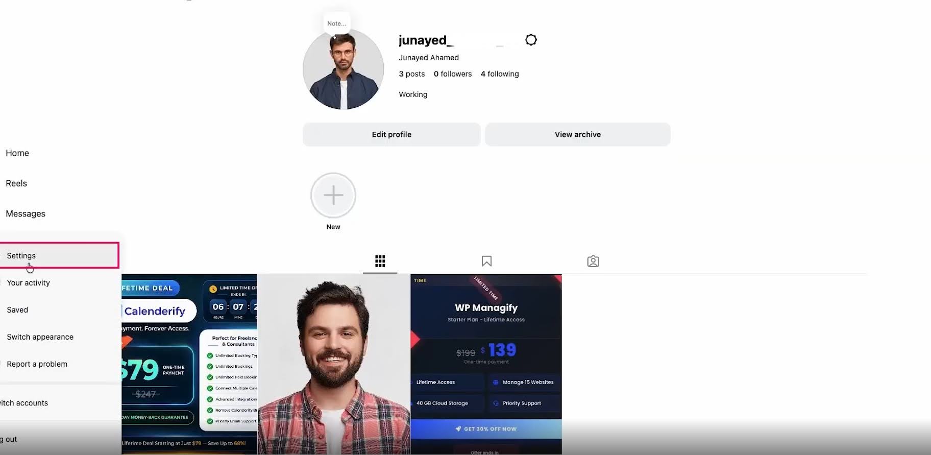 UnfollowersTracker dashboard preview