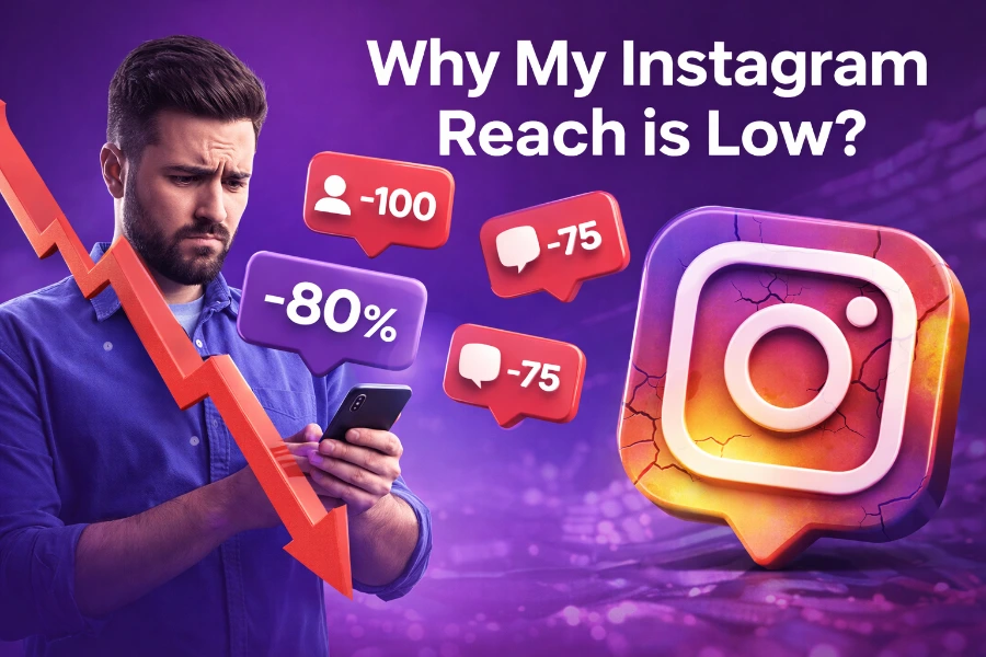 why my instagram reach is low